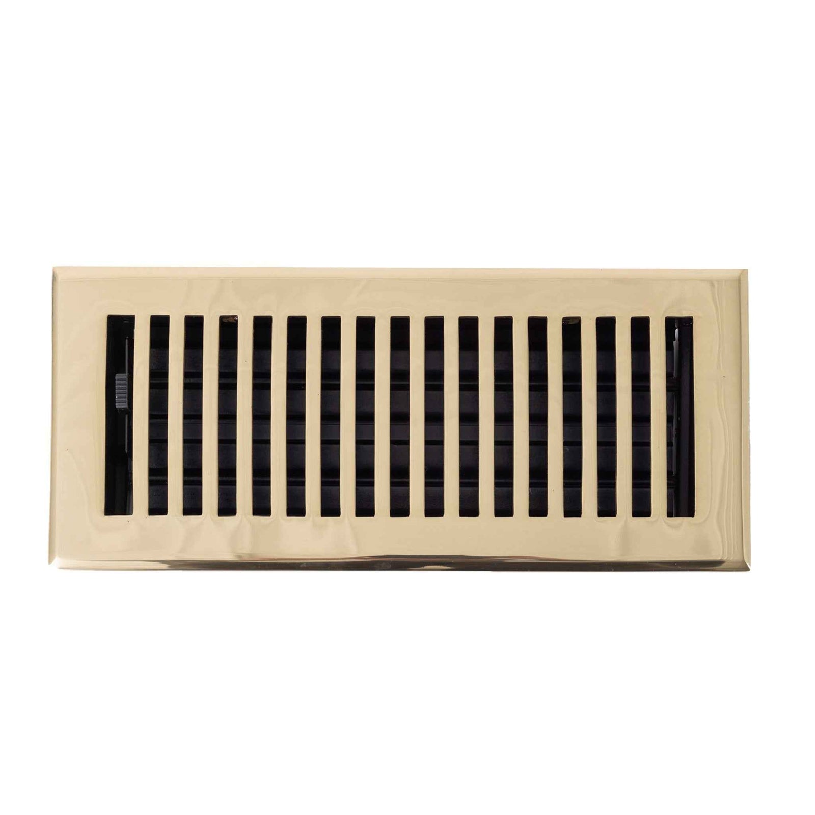 Cast Brass Contemporary Vent Covers - Polished Brass