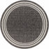Coonamble Bordered Antrasit Outdoor Rug