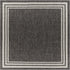 Coonamble Bordered Antrasit Outdoor Rug