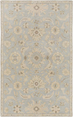 Copen Beige Floral Wool Rug