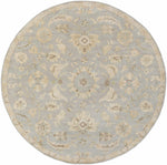 Copen Beige Floral Wool Rug