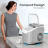 Kismile Ice Makers Countertop with Handle,8 Cubes in 6 Mins,Portable Ice Machine with Self-Cleaning for Home 58012RIM0