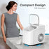 Kismile Ice Makers Countertop with Handle,8 Cubes in 6 Mins,Portable Ice Machine with Self-Cleaning for Home 58012RIM0