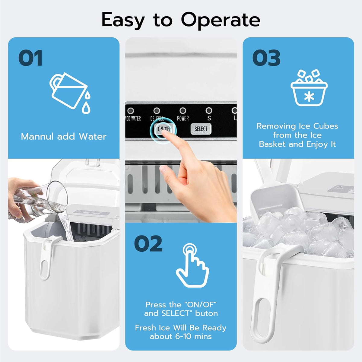 Countertop Ice Maker Z5812B\Z5822G\58012RIM0