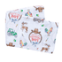 Country Boy Baby Giftset:  Baby Swaddle Blanket and Burp/Bib Combo