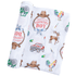 Country Boy Baby Giftset:  Baby Swaddle Blanket and Burp/Bib Combo