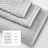 Cotton Diamond Waffle Weave Bath Towel Set - Grayson Collection