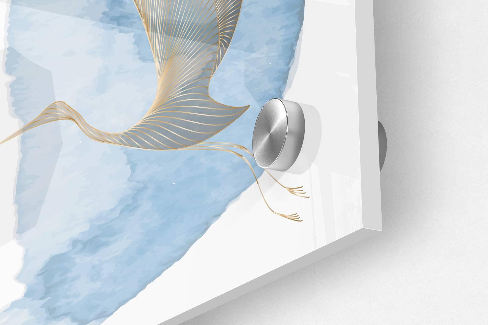 Cranes Pattern Set of 3 Prints Modern Wall Art Modern Artwork