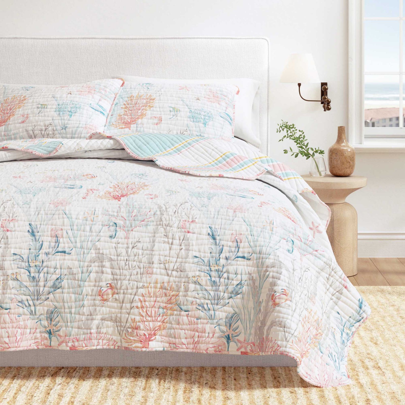 Coastal Coral Reef Quilt Set - Caymen Collection