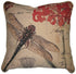 DaDa Bedding Dragonfly Dreams Elegant Insect Bug Throw Pillow Cushion Cover - 1-Piece - 18"