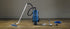 Blue Prolux 10 Quart Commercial Backpack Vacuum with 5 year warranty