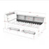 Upholstered Daybed With Storage Headboard, Wireless Charging, LED Lights