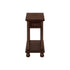 Accent End Table, Storage Drawer, Traditional - Espresso