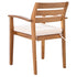Acacia Wood Outdoor Dining Set with Ergonomic Seating - Seats 7-8
