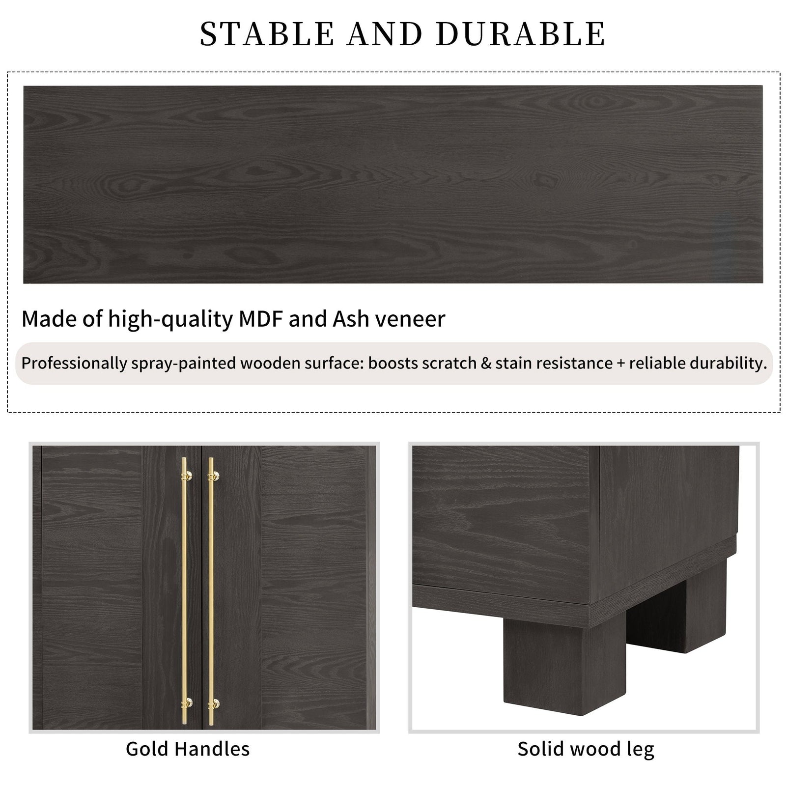 Sideboard With Adjustable Shelves
