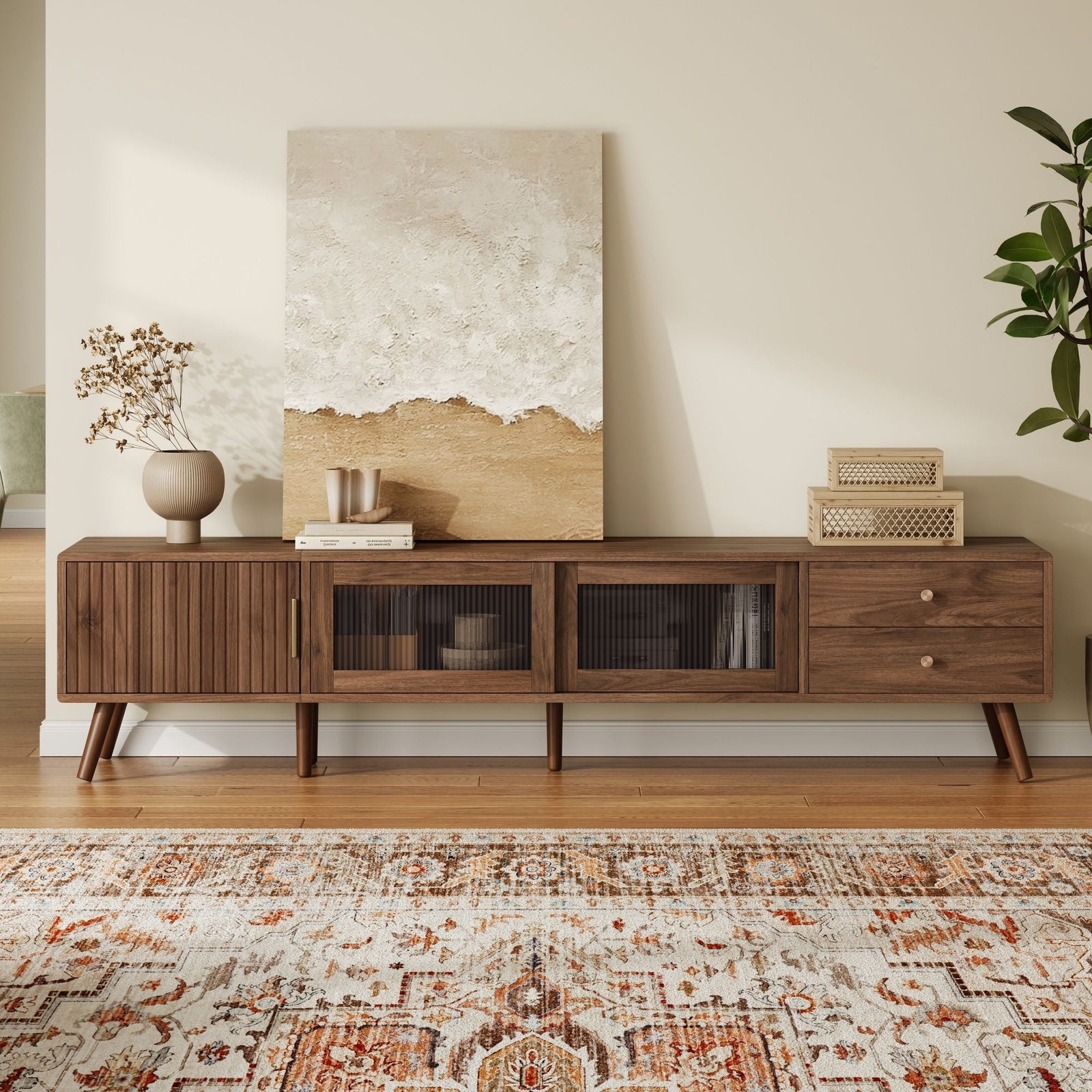 Doors TV Stand For TVs Up To 85