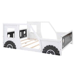 Classic Car Shaped Platform Bed With Wheels