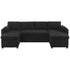 U-Shaped Sectional Sofa Bed With Storage And USB Ports
