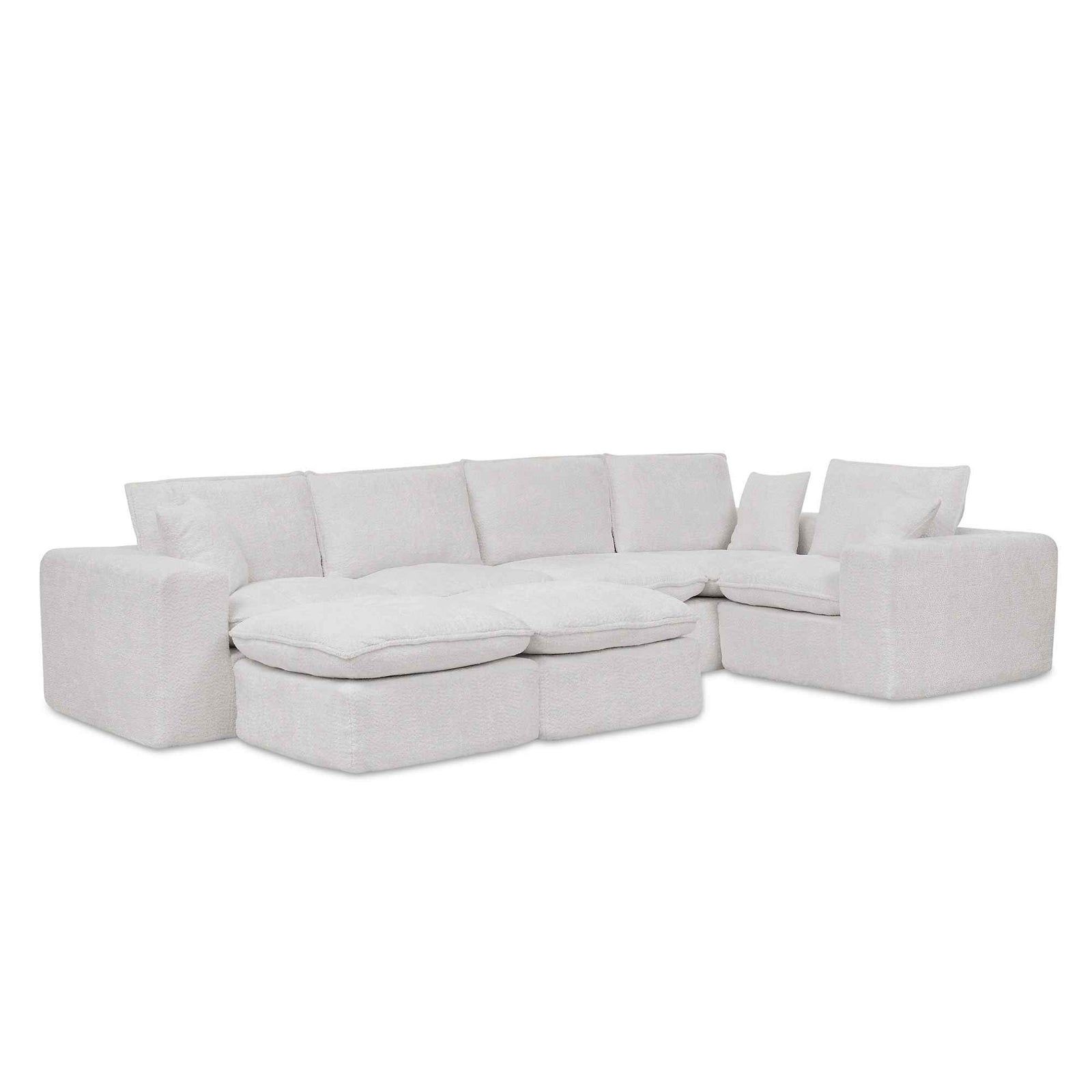 Sectional Sofa With Moveable Ottoman