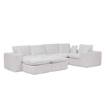 Sectional Sofa With Moveable Ottoman