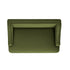 Olive Green Velvet Princess Pet Bed Sofa with Fringe Skirt - Medium