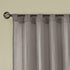 Solid Crushed Curtain Panel Pair (2 Pcs) - Grey