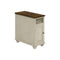 Accent End Table, Storage, Traditional - White