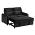 Pull Out Sofa Bed With Adjustable 3 Position Backrest, USB Charging Ports, Side Pockets