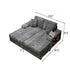 Convertible Sectional Sofa, Sleeper Oversized Living Room Lounge