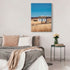 House, Barn Picture Wall Art For Home Decor - Natural / Blue
