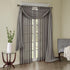 Solid Crushed Curtain Panel Pair (2 Pcs) - Grey