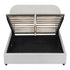 Walker Edison | Teddy Full Size Upholstered Platform Bed with Hydraulic Storage