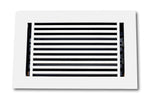 Cast Aluminum Linear Bar Vent Covers - White