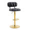 Adjustable Height Bar Stools & Footrest For Kitchen Island (Set of 2)