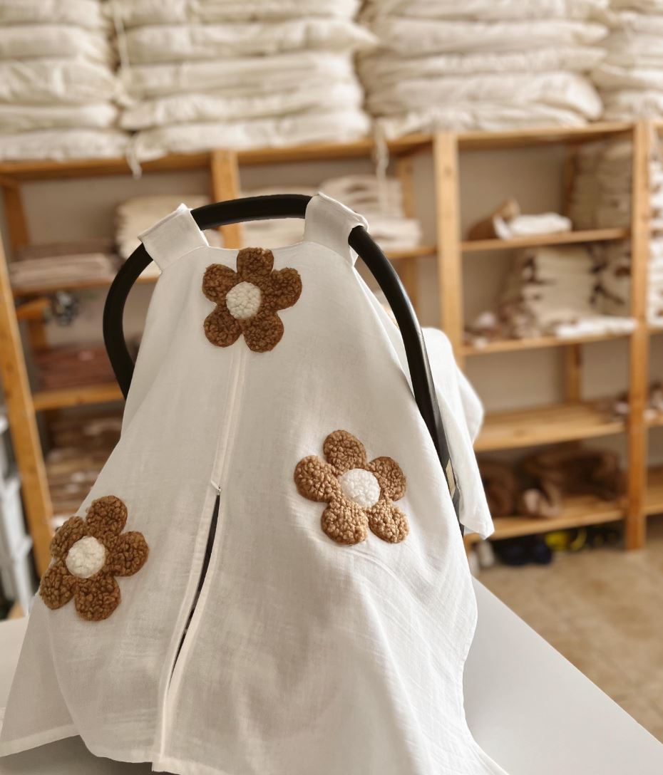 Muslin Car Seat Canopy