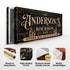 Personalized Bourbon Bar Sign III