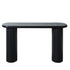 Fluted Cylinder Console Table - Black