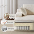 Oversized Chaise Lounge Chair Cozy Cloud Couch With 3 Throw Pillows And Wide Armrest