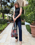 Kathmandu Collection Patchwork Striped Hobo Bag