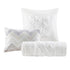 7 Piece Tufted Comforter Set White