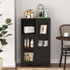 Modern Cabinet With Glass Doors And Drawer