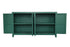 59in Green Accent Cabinet with 4 Doors Mid Century Modern Buffet