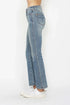Judy Blue Full Size Tummy Control Back Embroidered Pocketed Bootcut Jeans Plus Size