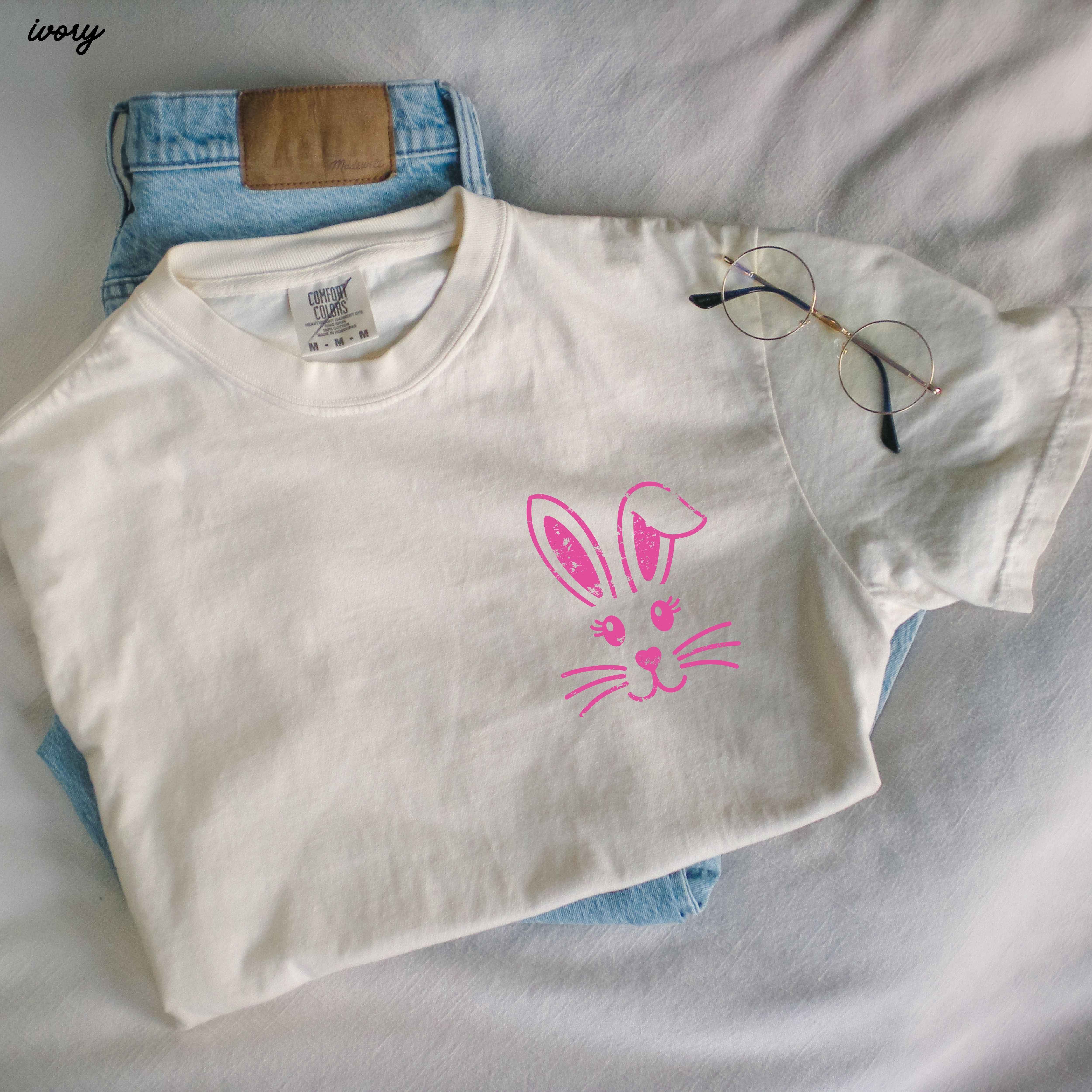 Pocket Bunny Comfort Colors Tee *15 Colors (S-3X)