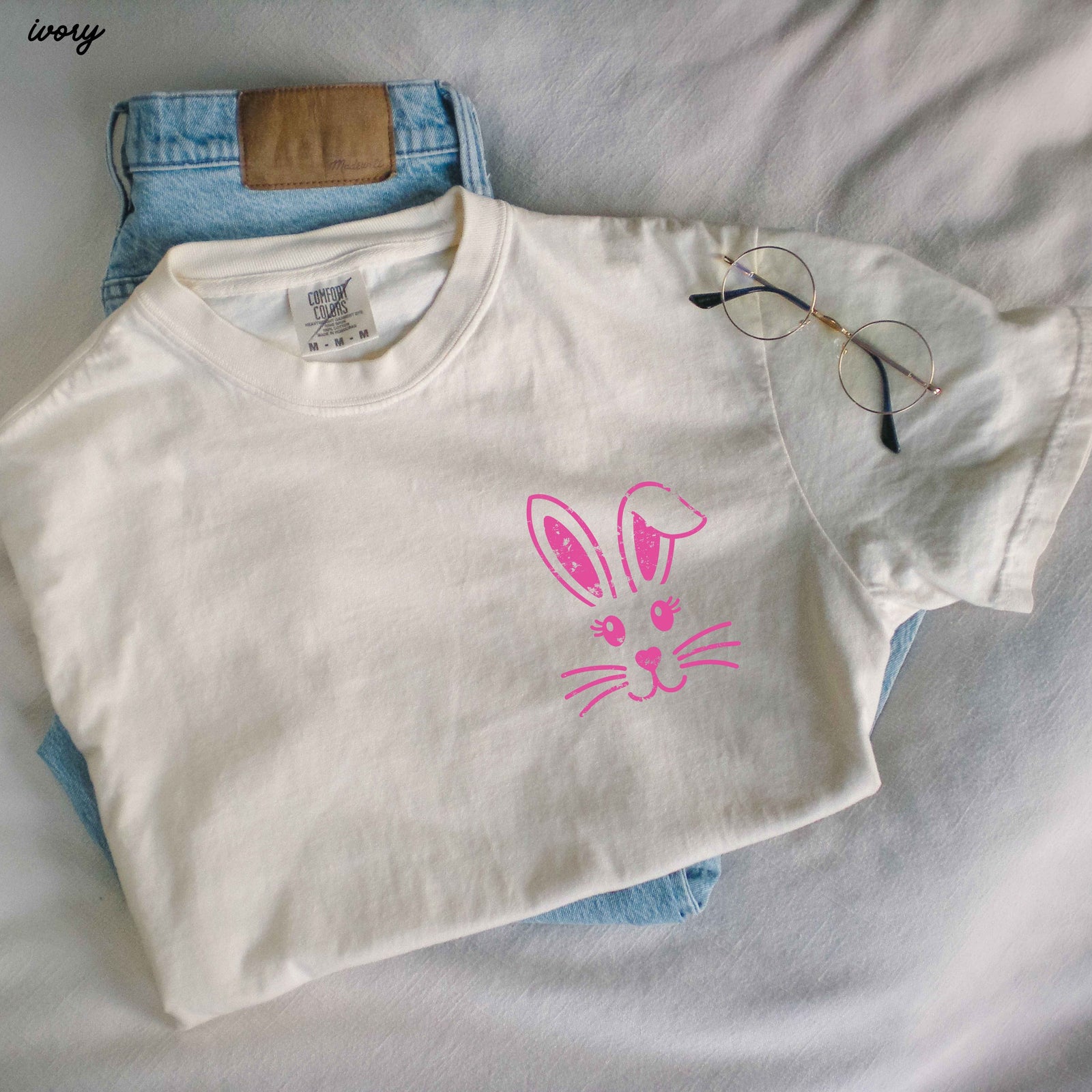 Pocket Bunny Comfort Colors Tee *15 Colors (S-3X)