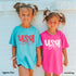 YOUTH USA Bubble Coquette Comfort Colors Tee *9 Colors (S-3X)