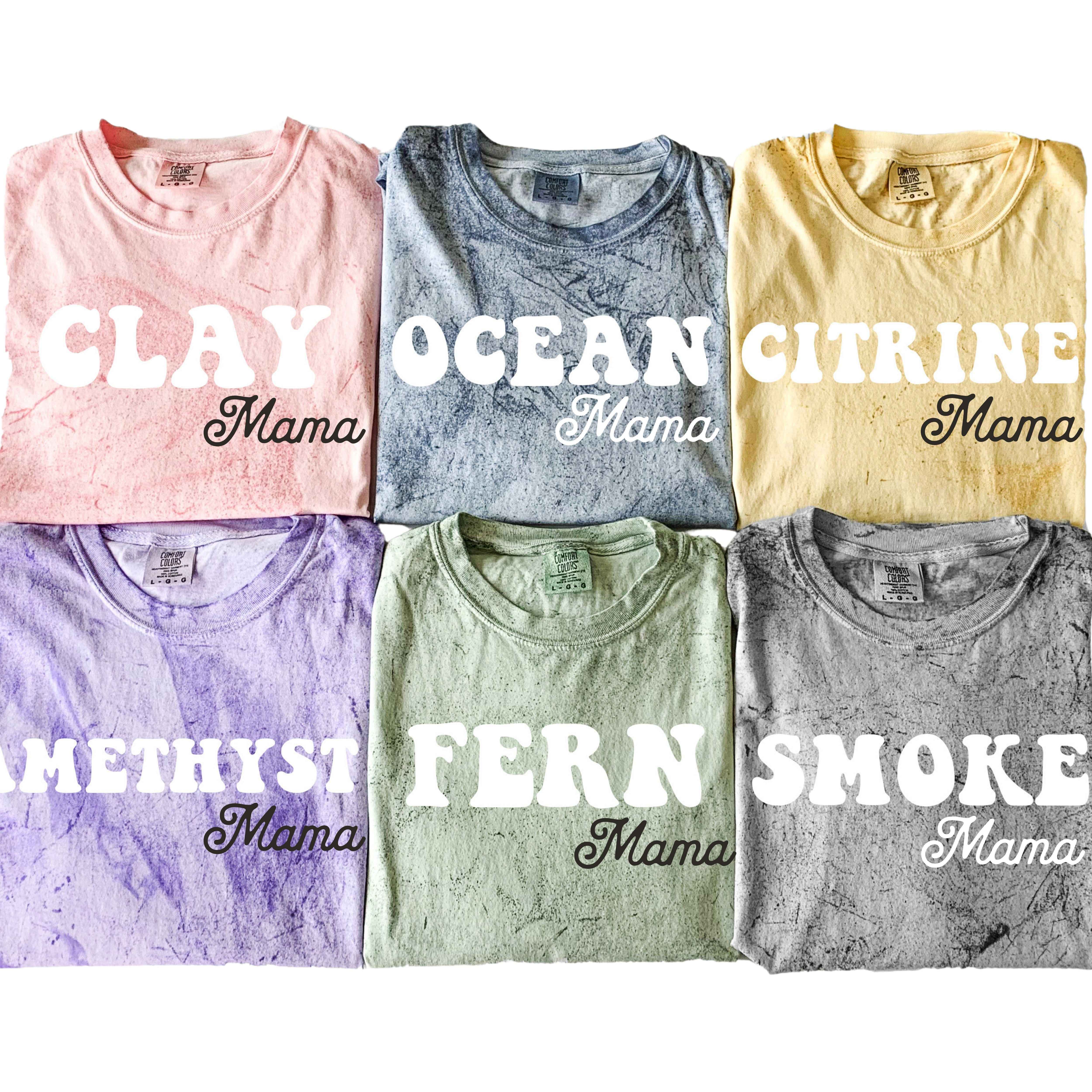 Mama Pocket Colorblast Tee *6 Colors (S-3X)