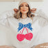 Cherry Coquette Stars Sweatshirt *3 Colors (S-3X)