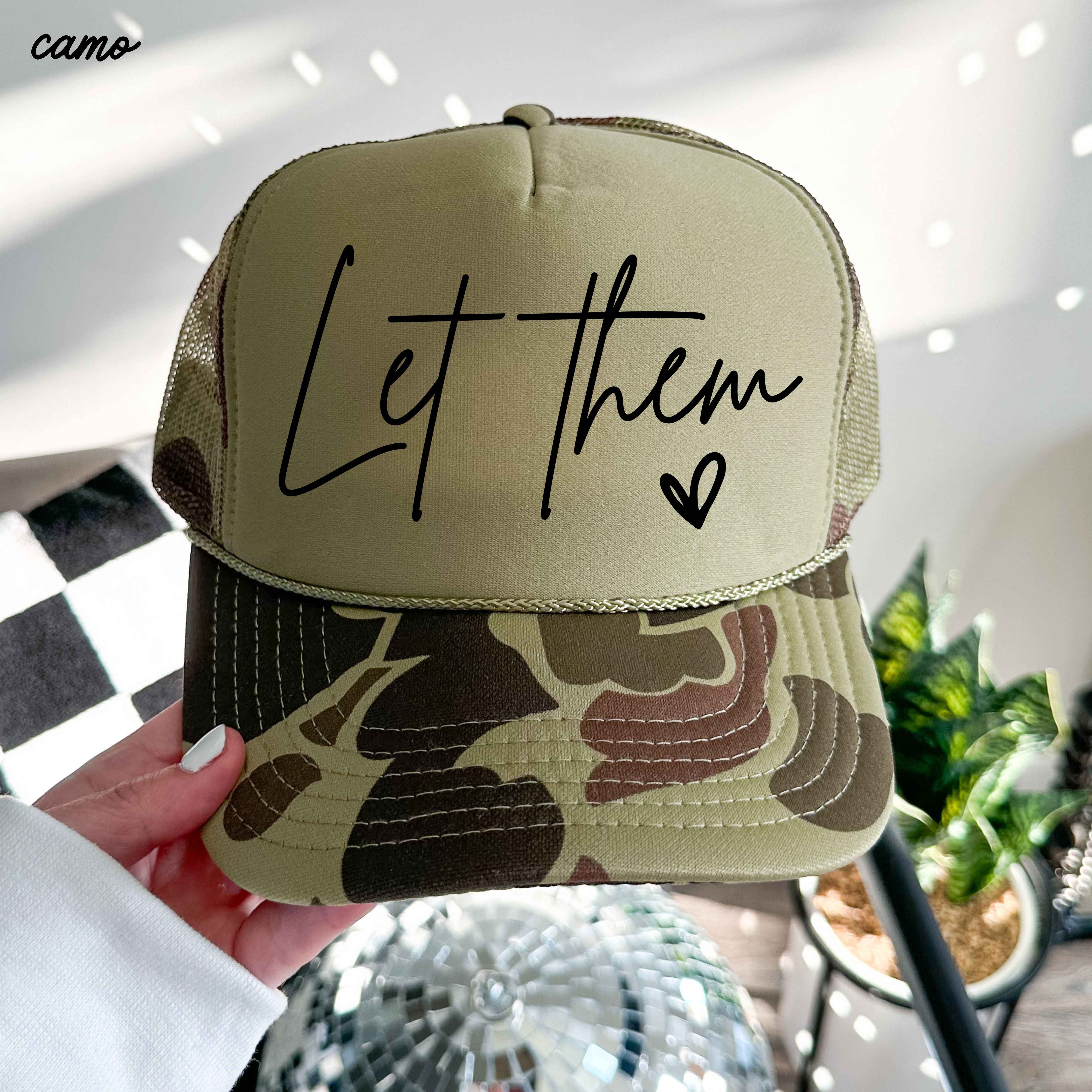 Let Them Trucker Hat *9 Colors