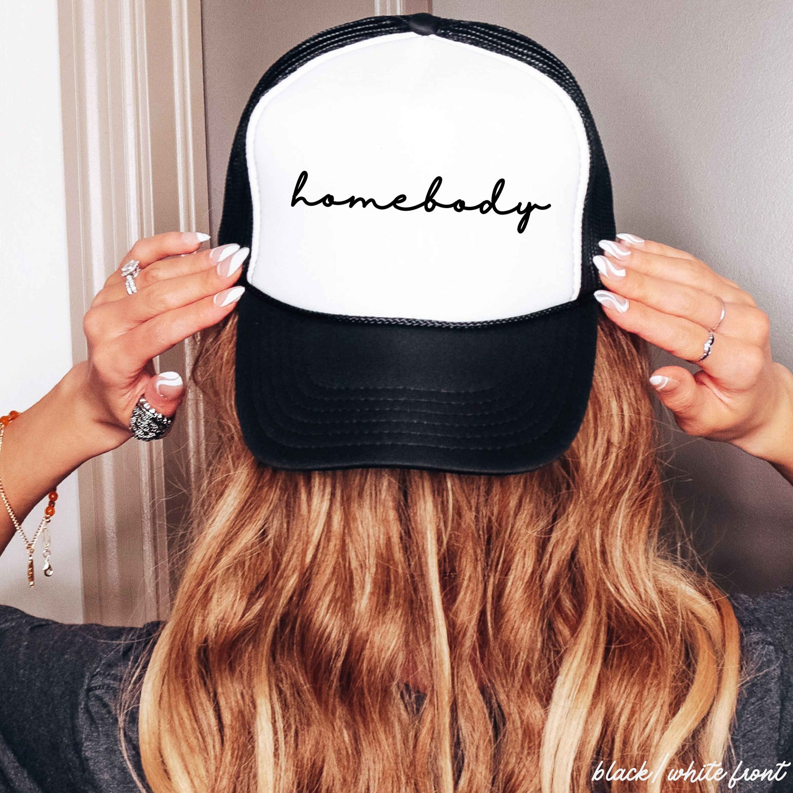 Homebody Cursive Trucker Hat *12 Colors